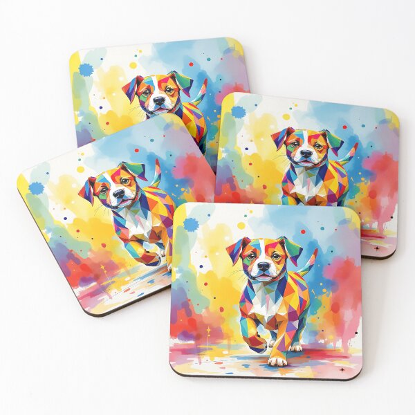 Item preview, Abstract Playful Puppy designed and sold by roxysnextgenart.