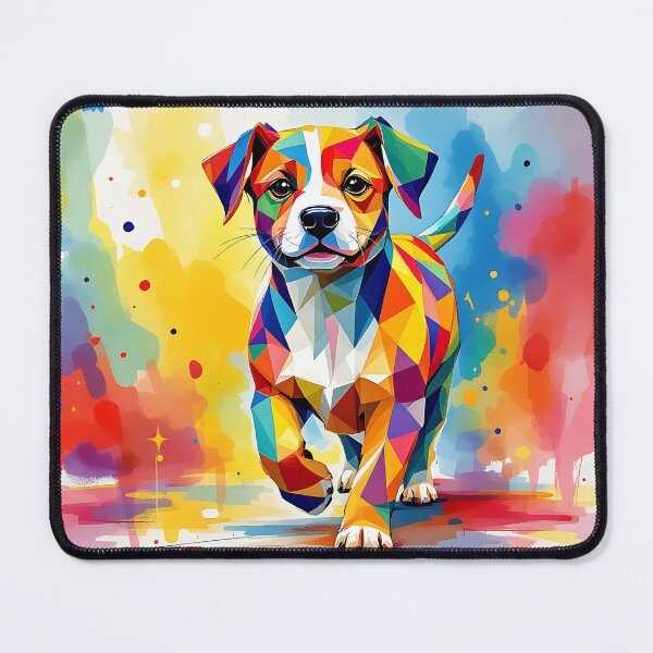 Item preview, Abstract Playful Puppy designed and sold by roxysnextgenart.