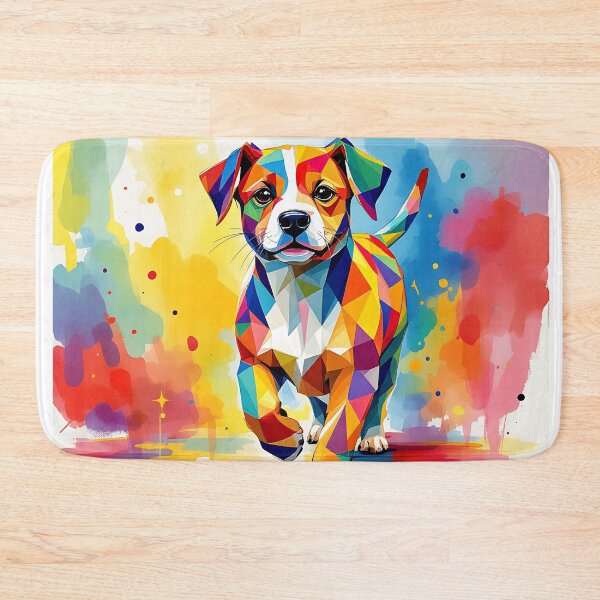 Item preview, Abstract Playful Puppy designed and sold by roxysnextgenart.