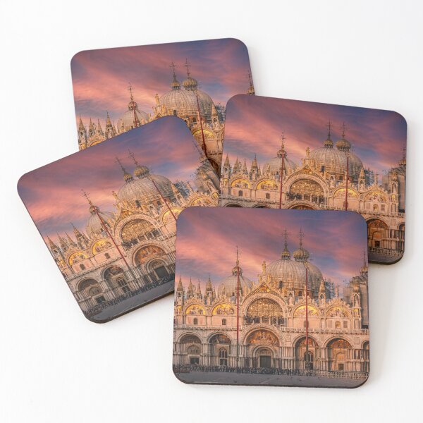 Artikelvorschau, Sonnenuntergang am Dogenpalast - Venedig entworfen und verkauft von Viv Thompson Photography .