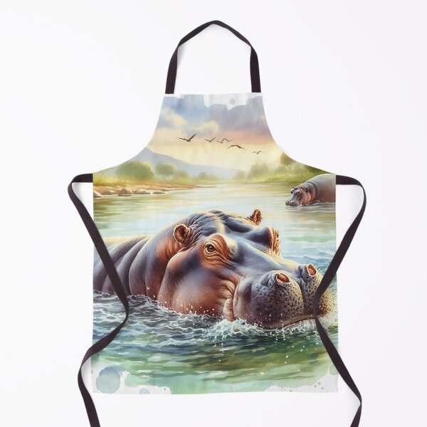 Item preview, Hippo Art #24 | Hippo Lovers designed and sold by ksgraphics222.