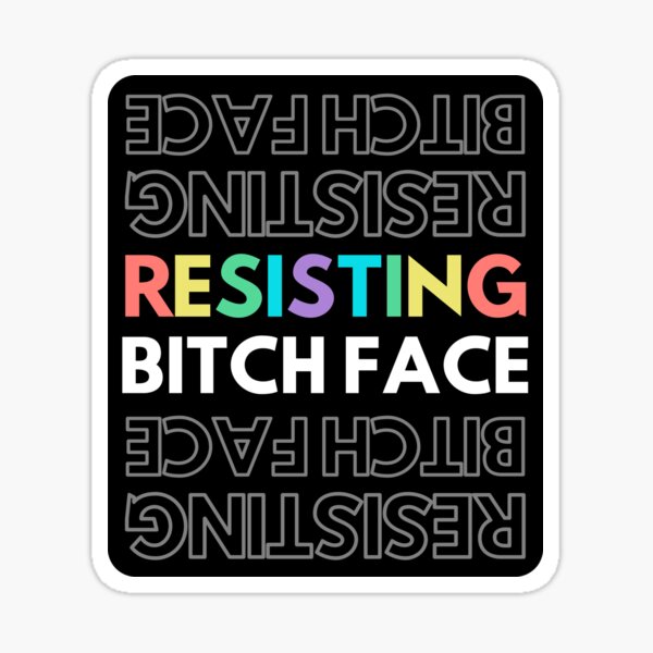 Vista previa del artículo con la obra «Resistiendo la cara B», diseñado y vendido por Caring Hearts.