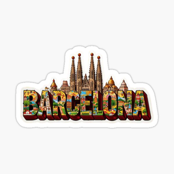 Item preview, Barcelona Brilliance Vibes Reloaded-Viral Drop 2025 designed and sold by Imaginarium of Chaos falcon88 .