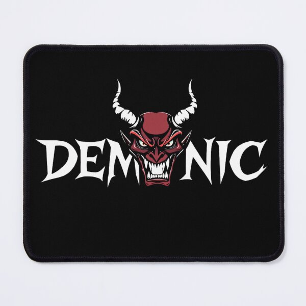 Item preview, DEMONIC Typography Graphic – Dark Aesthetic Design with Demonic Face designed and sold by StooreYs.