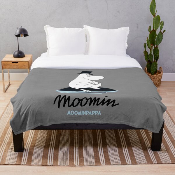 Aperçu de l'œuvre Moomin Moominpappa assis sur un rocher créée et vendue par MoominStore.