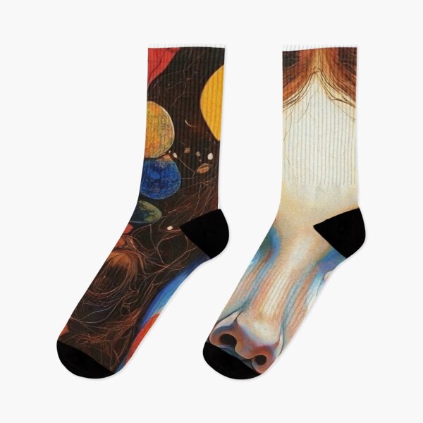 Item preview, A beautiful woman portrait painting inspired by Gustav Klimt designed and sold by Vintage Designs +.