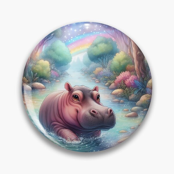 Item preview, Hippo Art #26 | Hippo Lovers designed and sold by ksgraphics222.