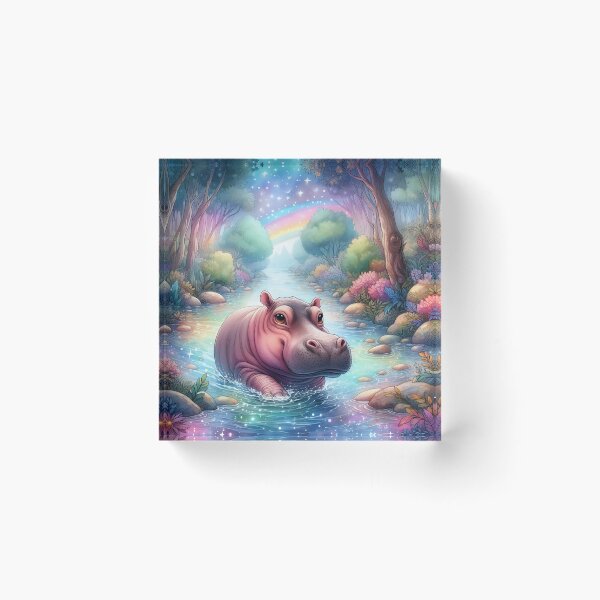 Item preview, Hippo Art #26 | Hippo Lovers designed and sold by ksgraphics222.