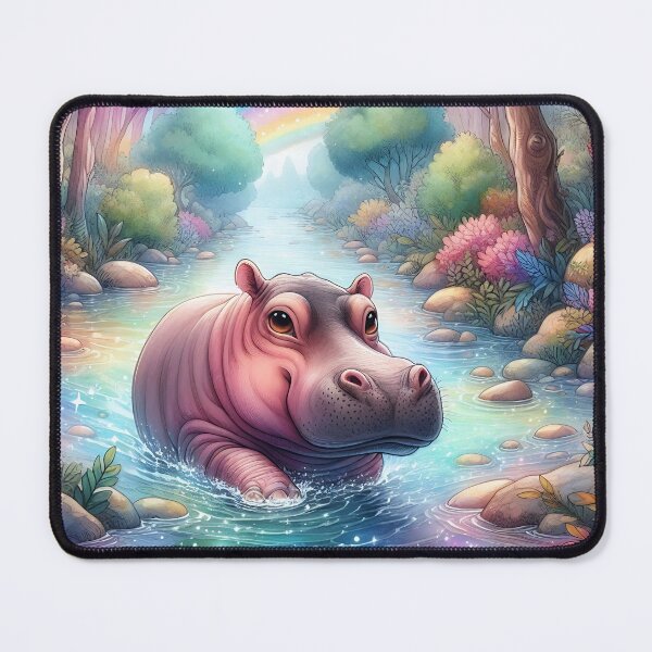 Item preview, Hippo Art #26 | Hippo Lovers designed and sold by ksgraphics222.