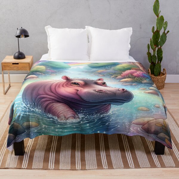 Item preview, Hippo Art #26 | Hippo Lovers designed and sold by ksgraphics222.