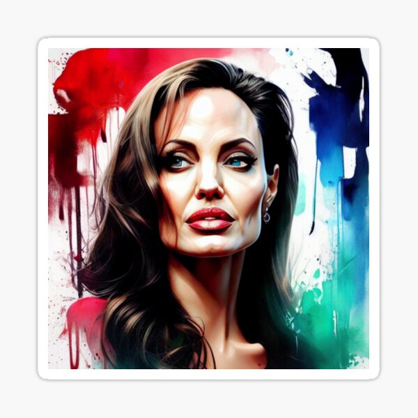 Item preview, Angelina Jolie Fan Art  designed and sold by cican-art.