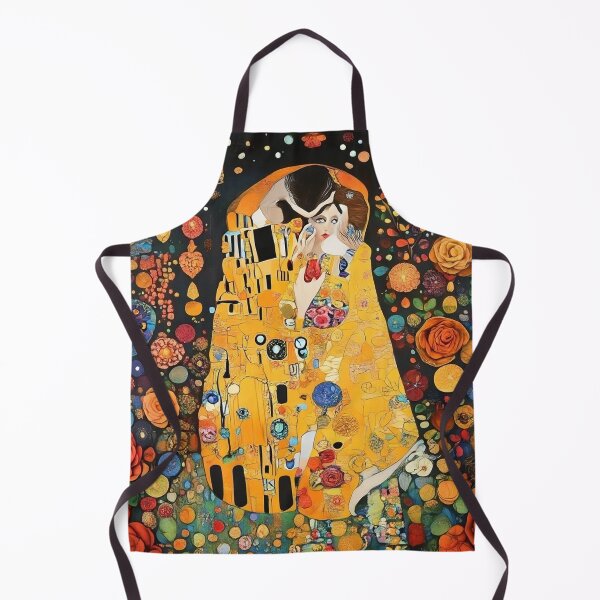 Item preview, The lovers Kiss painting inspired by Gustav Klimt designed and sold by Vintage Designs +.