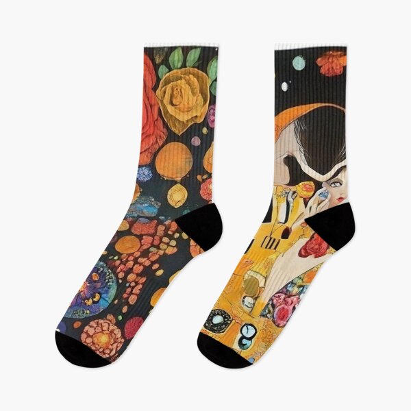 Item preview, The lovers Kiss painting inspired by Gustav Klimt designed and sold by Vintage Designs +.