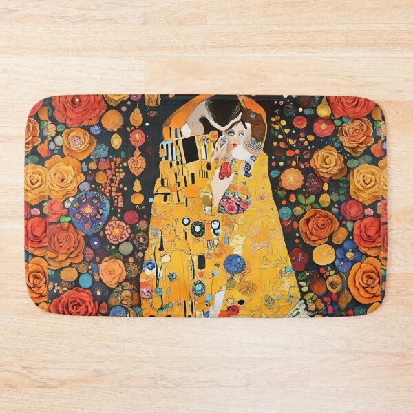 Item preview, The lovers Kiss painting inspired by Gustav Klimt designed and sold by Vintage Designs +.