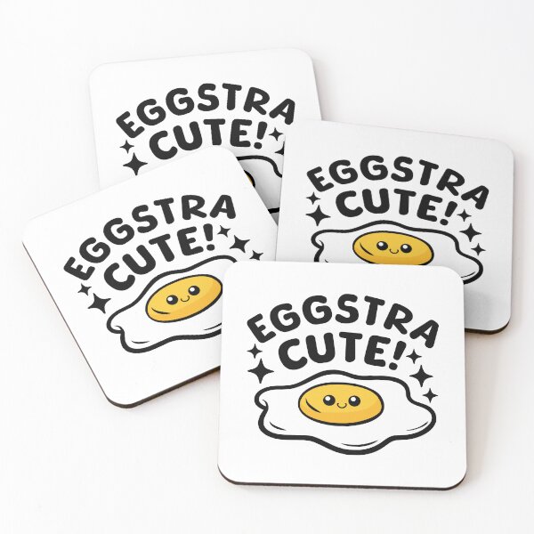 Item preview, Eggstra Cute! Kawaii Egg Puns designed and sold by PMCreative.
