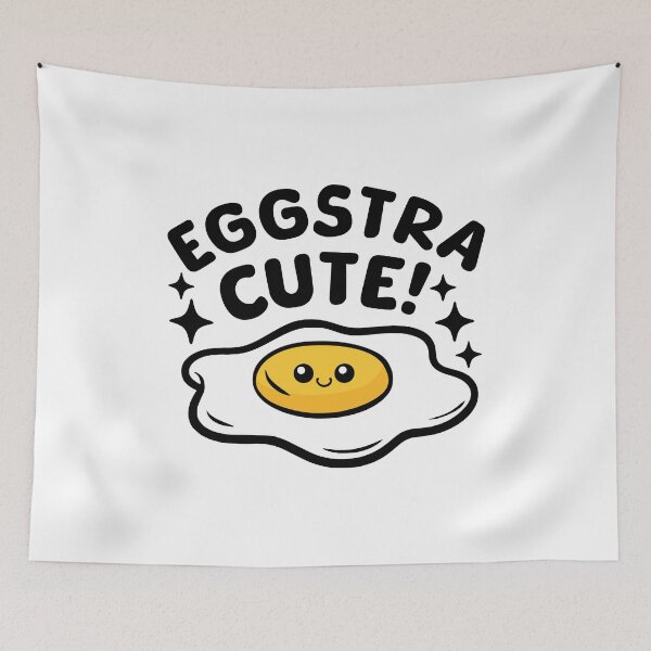 Item preview, Eggstra Cute! Kawaii Egg Puns designed and sold by PMCreative.