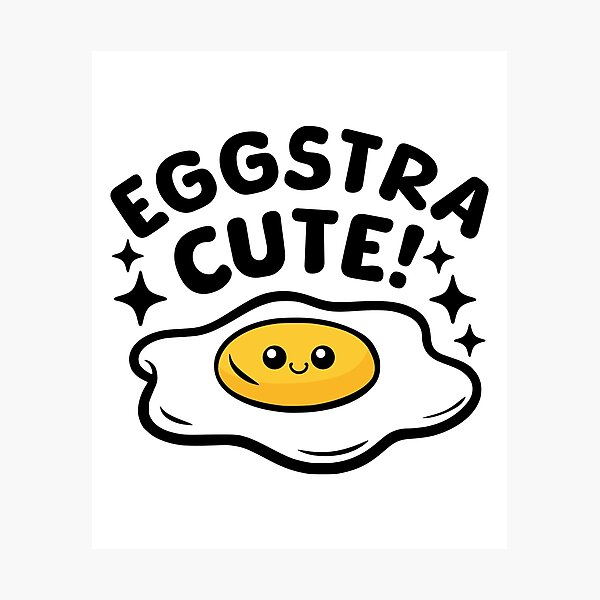 Item preview, Eggstra Cute! Kawaii Egg Puns designed and sold by PMCreative.