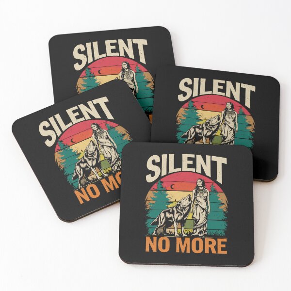 Item preview, Silent No More Wolf and Native Woman designed and sold by Taans-Creation.