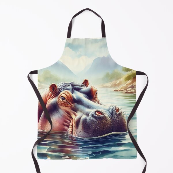 Item preview, Hippo Art #28 | Hippo Lovers designed and sold by ksgraphics222.