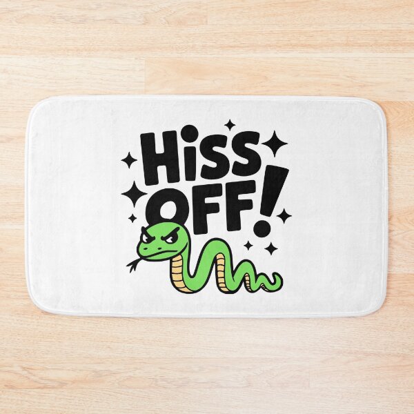 Item preview, Hiss Off! Cute Snake Pun designed and sold by PMCreative.