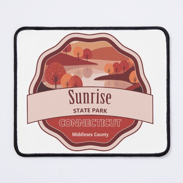 Item preview, Sunrise State Park Middlesex County Connecticut designed and sold by Wanderful-roads.
