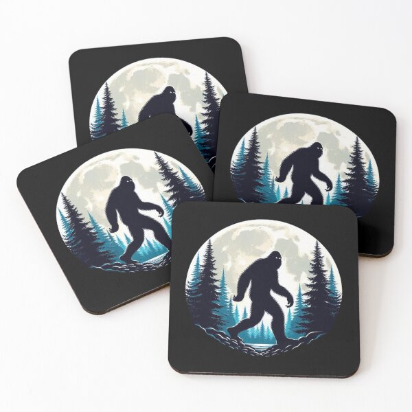 Item preview, Bigfoot Silhouette Moonlit Lake designed and sold by PrometheanAppCo.