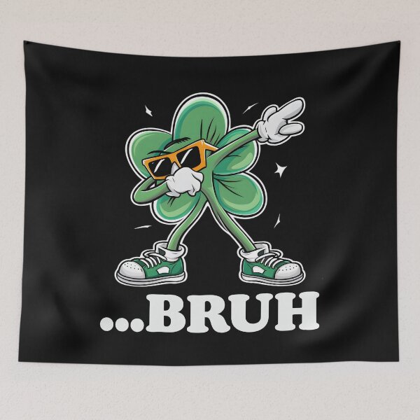 Item preview, Bruh Dabbing Shamrock Funny kids Mens Boys designed and sold by clothesy7.