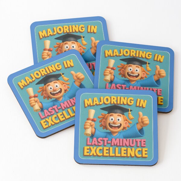 Item preview, Master of last-minute brilliance – humorous design designed and sold by Girih.
