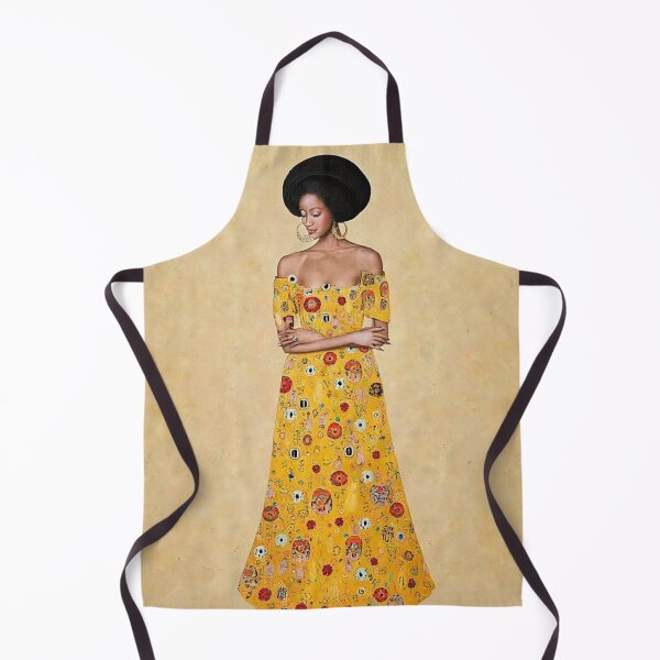 Item preview, African Woman painting inspired by Gustav Klimt designed and sold by Vintage Designs +.
