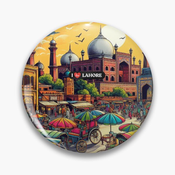 Item preview, Lahore City Pakistan AI Art – Perfect for Vacation Lovers, Culture Explorers & Urban Travel Accessories designed and sold by knalpot-design.