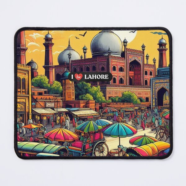 Item preview, Lahore City Pakistan AI Art – Perfect for Vacation Lovers, Culture Explorers & Urban Travel Accessories designed and sold by knalpot-design.