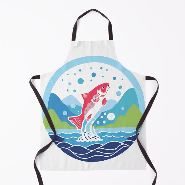 Item preview, Trout Salmon Fish designed and sold by Chroma Dreams .