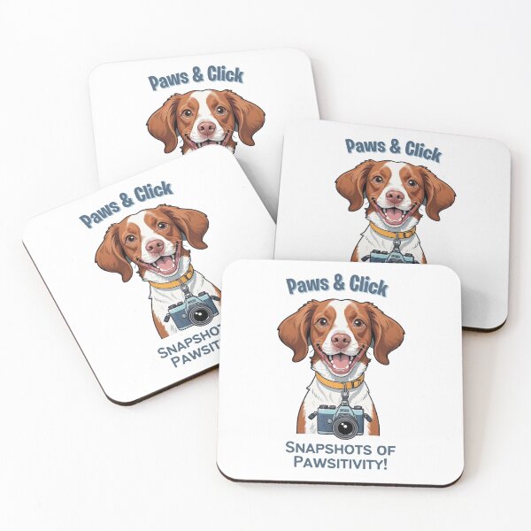 Item preview, Funny Brittany Spaniel Portrait  - Comic Photographer Gift  -  Goofy Dog & Cat Owner Gifts – Humor Pet Lover Design  designed and sold by KoraTalks.