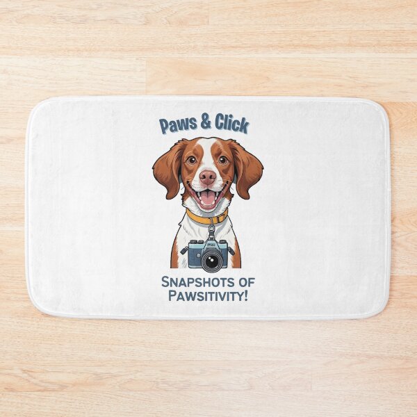 Item preview, Funny Brittany Spaniel Portrait  - Comic Photographer Gift  -  Goofy Dog & Cat Owner Gifts – Humor Pet Lover Design  designed and sold by KoraTalks.