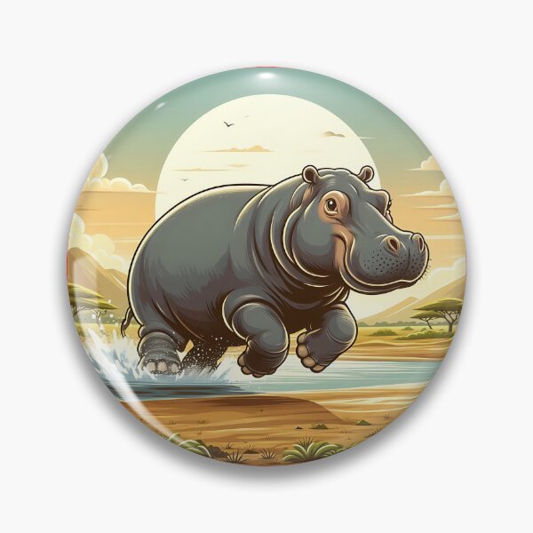 Item preview, Hippo Art #29 | Hippo Lovers designed and sold by ksgraphics222.
