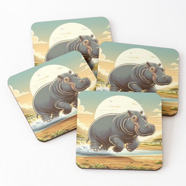 Item preview, Hippo Art #29 | Hippo Lovers designed and sold by ksgraphics222.