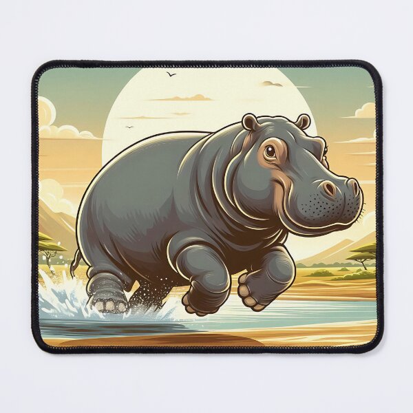 Item preview, Hippo Art #29 | Hippo Lovers designed and sold by ksgraphics222.