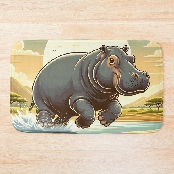 Item preview, Hippo Art #29 | Hippo Lovers designed and sold by ksgraphics222.
