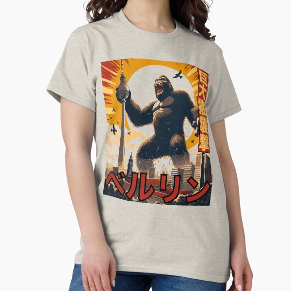 Item preview, King Kong Attacks Berlin – Japanese Monster Movie Art designed and sold by Roger-C.