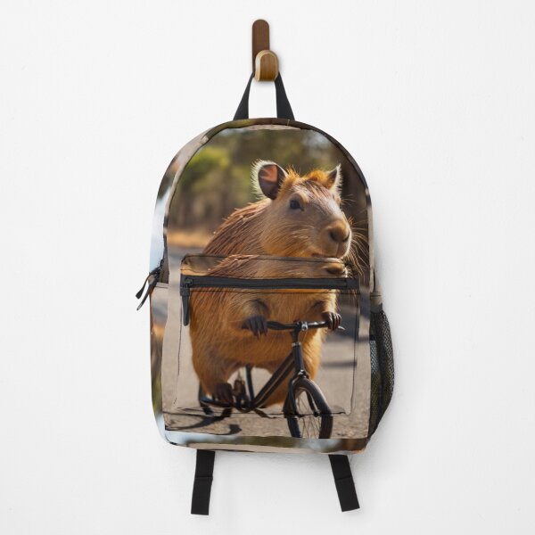 Item preview, Capybara on the Road – Pedaling into the Sunset designed and sold by Artitude Studio.