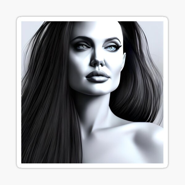 Item preview, Angelina Jolie Fan Art  designed and sold by cican-art.
