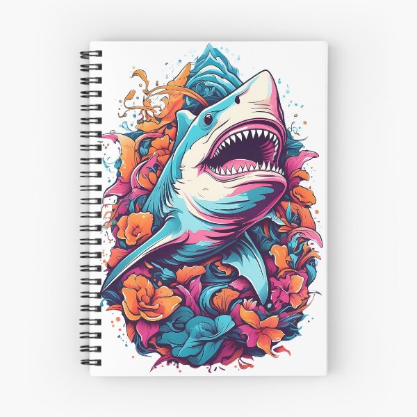 Item preview, Floral Fury Shark designed and sold by DarylWelsh2024.