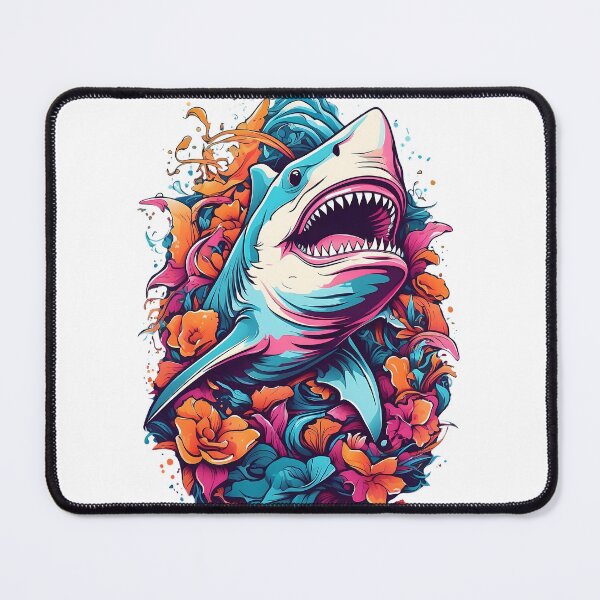 Item preview, Floral Fury Shark designed and sold by DarylWelsh2024.