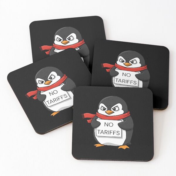 Item preview, No Tariffs Penguin Resist Penguins Flippers up designed and sold by SurrealArtSzysz.