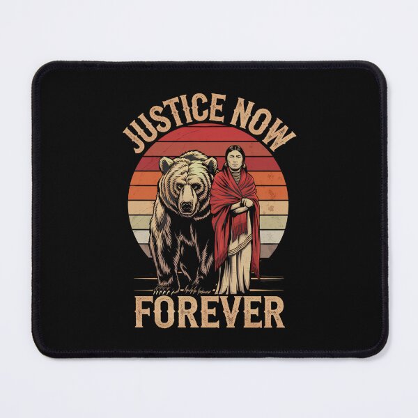 Item preview, Native Justice Now Bear and Woman designed and sold by Taans-Creation.