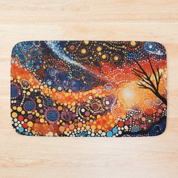 Item preview, Aboriginal Inspired Dot Art - The Beauty of the Sunset Haze designed and sold by GrinGalore.