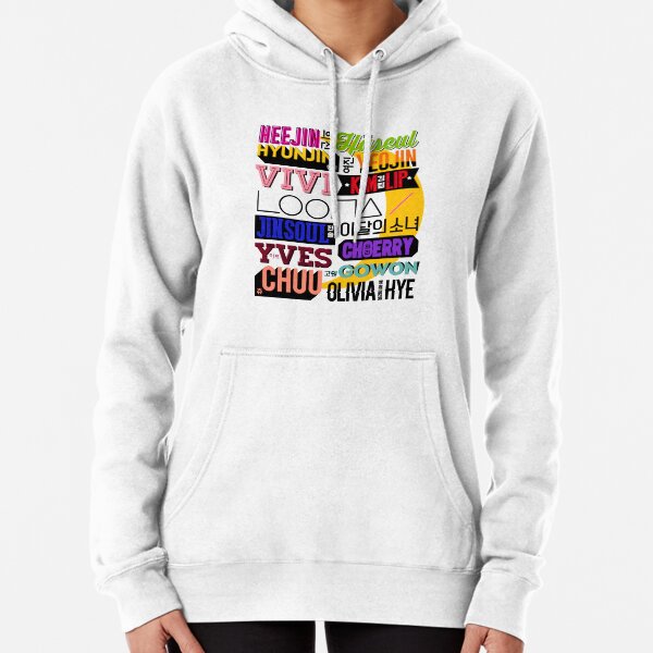 LOONA Font Collage 2 Sweat à capuche épais