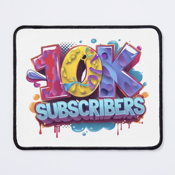 Item preview, 10K Subscribers Celebration Design | Milestone Digital Art for Creators & Influencers designed and sold by KRStyleClub.