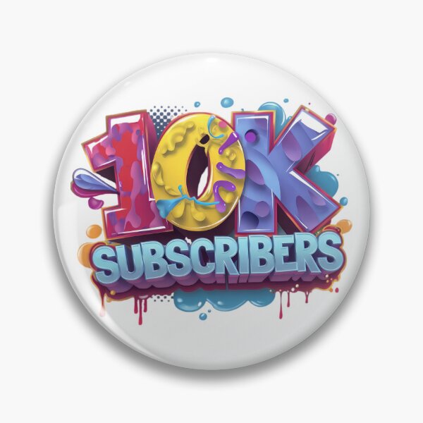 Item preview, 10K Subscribers Celebration Design | Milestone Digital Art for Creators & Influencers designed and sold by KRStyleClub.