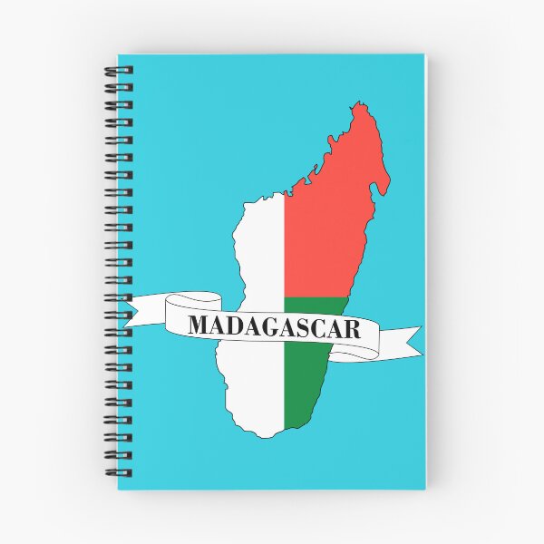 Item preview, Flag map of Madagascar designed and sold by visual adventures.